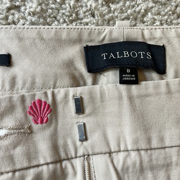 Talbots Signature khaki trousers - size 8 - Picture 3 of 6